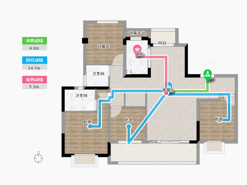 福建省-龙岩市-建发泱著-114.00-户型库-动静线