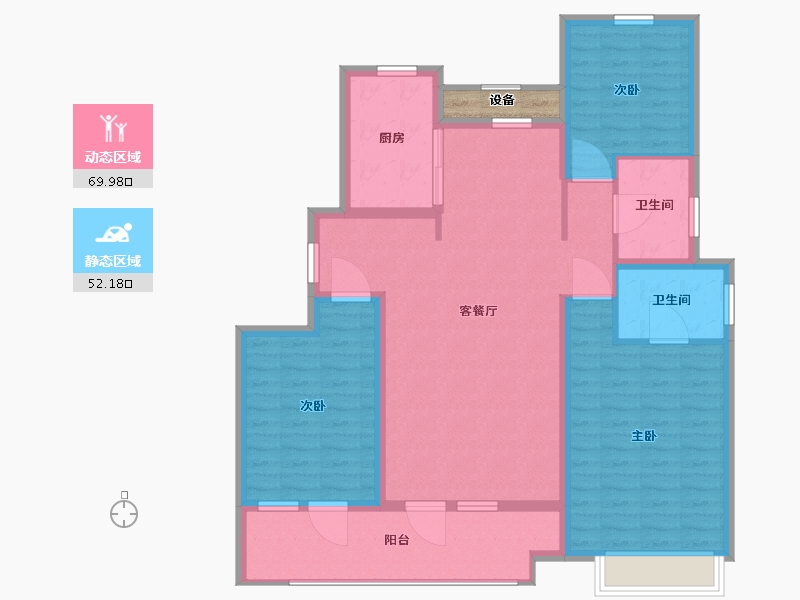 山东省-青岛市-中海樘院-112.01-户型库-动静分区