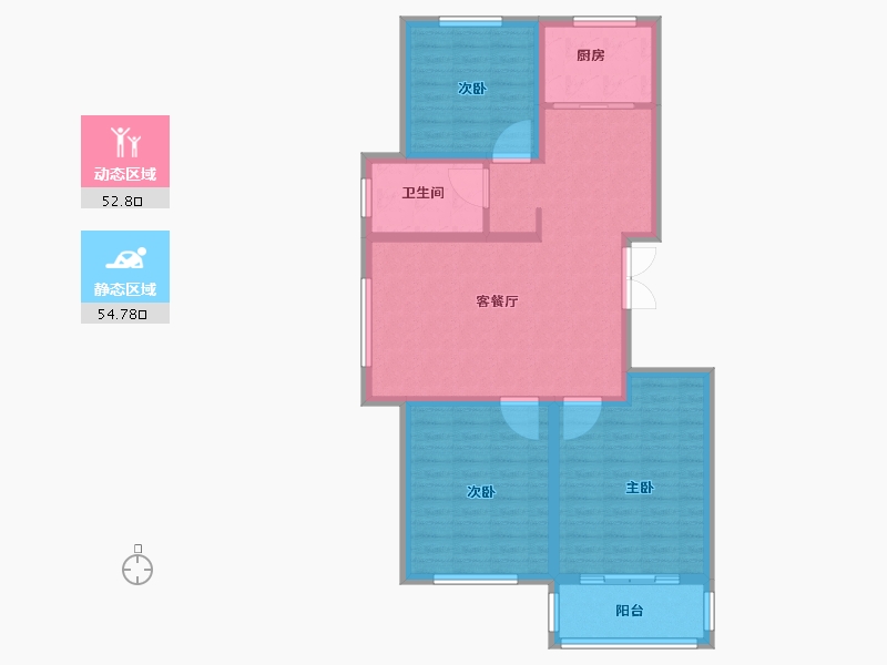 山西省-长治市-锦绣景园-97.01-户型库-动静分区