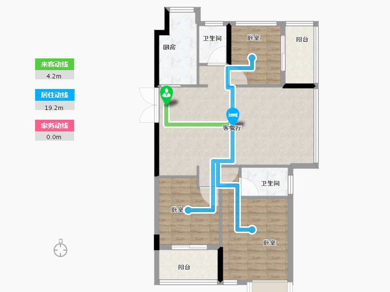 山东省-菏泽市-国璟府-91.00-户型库-动静线