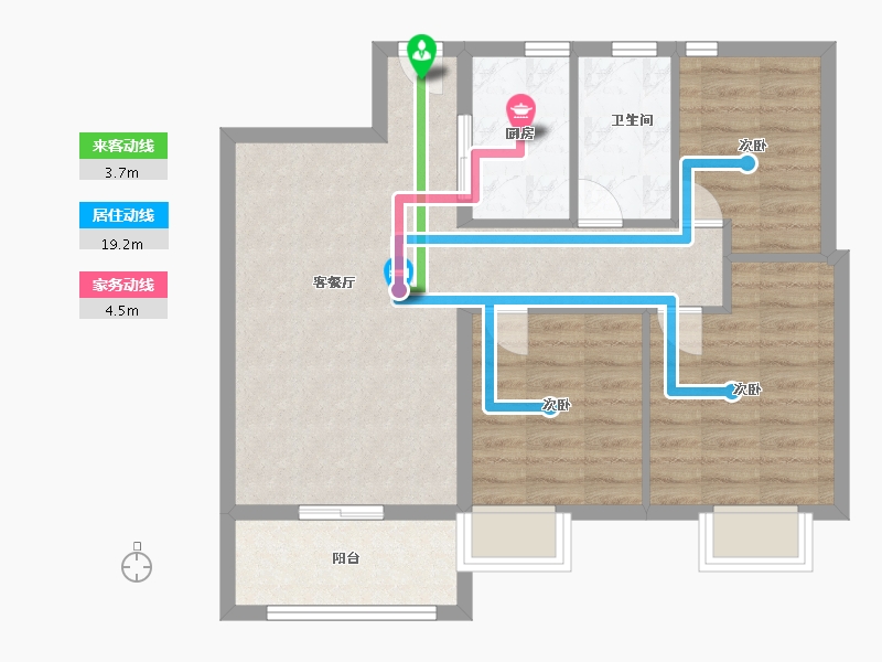 江西省-南昌市-慧谷智立方-71.00-户型库-动静线