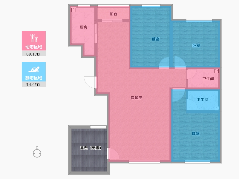 山东省-菏泽市-华瑞紫云台-121.00-户型库-动静分区