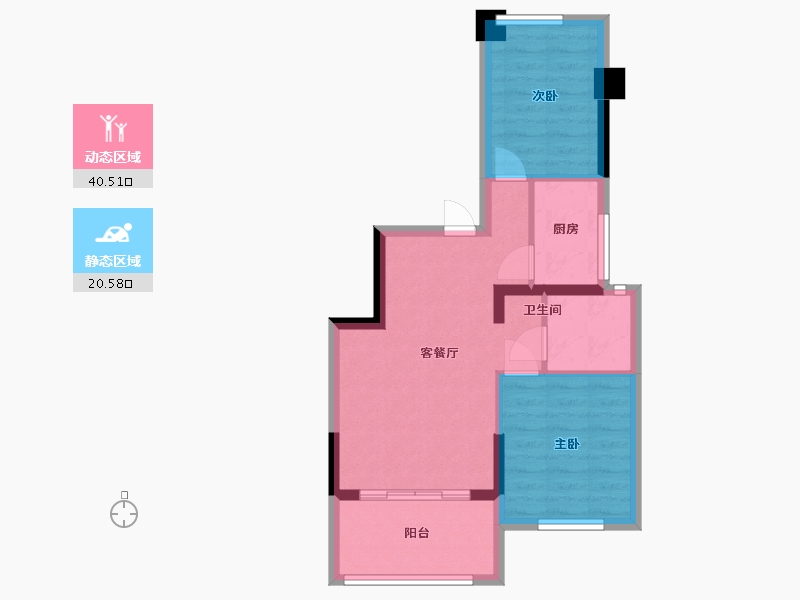 福建省-厦门市-三盛璞悦海-54.00-户型库-动静分区