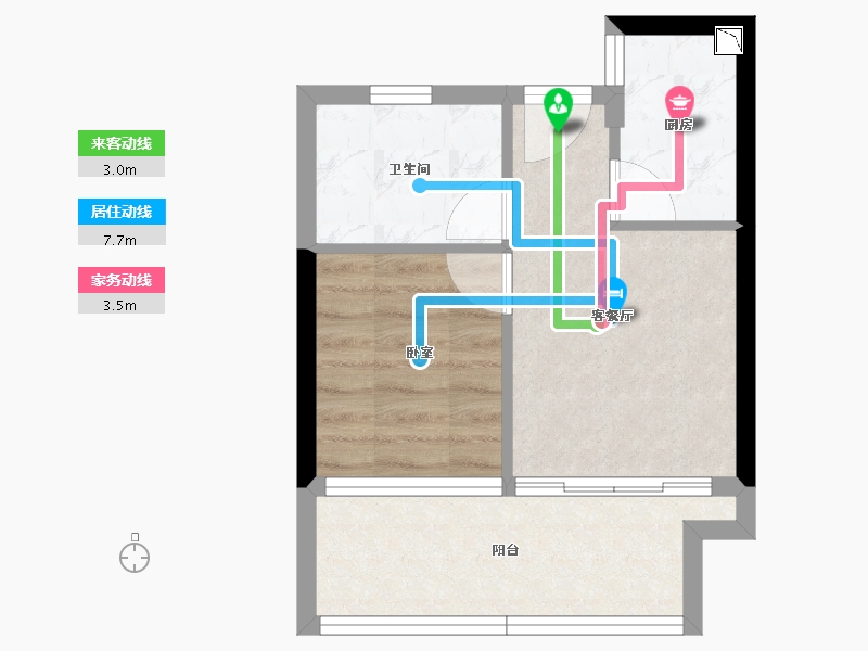 福建省-漳州市-碧桂园花仙府墅-35.27-户型库-动静线