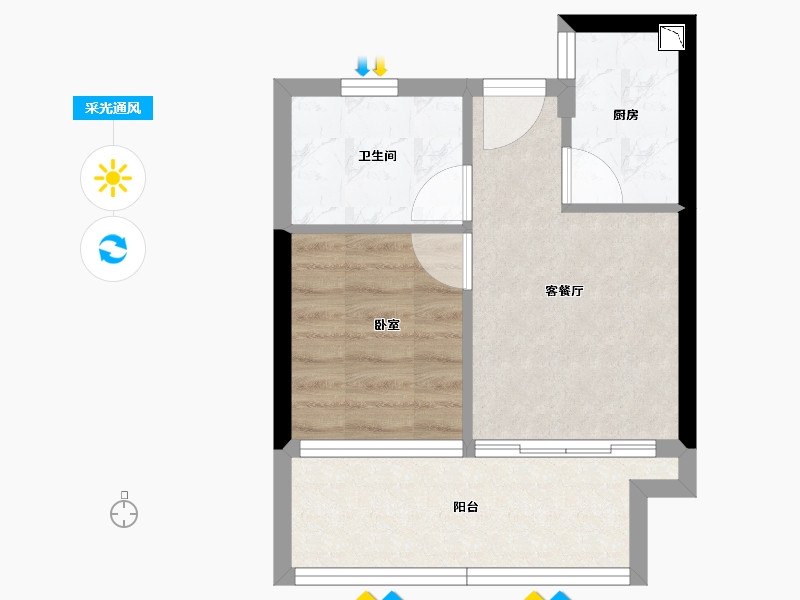 福建省-漳州市-碧桂园花仙府墅-35.27-户型库-采光通风