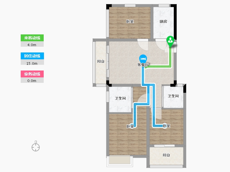 浙江省-宁波市-锦绣·金珑悦府-89.01-户型库-动静线