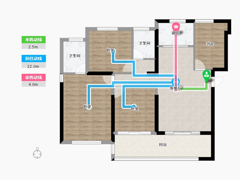 福建省-莆田市-天辉·悦府-92.00-户型库-动静线