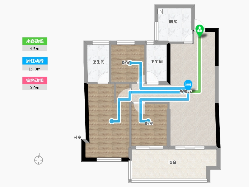 福建省-莆田市-天辉·悦府-79.00-户型库-动静线