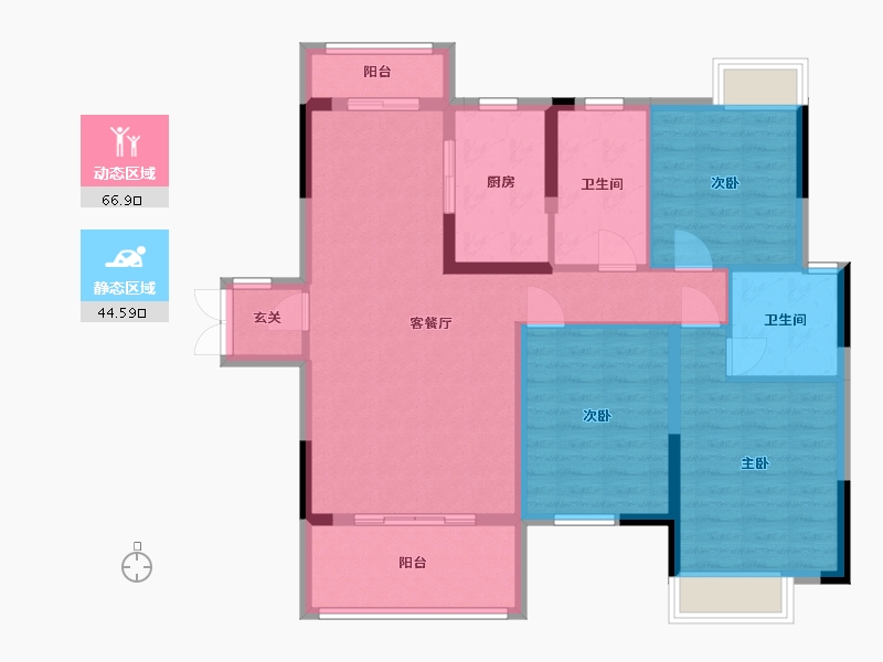 江西省-吉安市-文信西昌府-100.00-户型库-动静分区