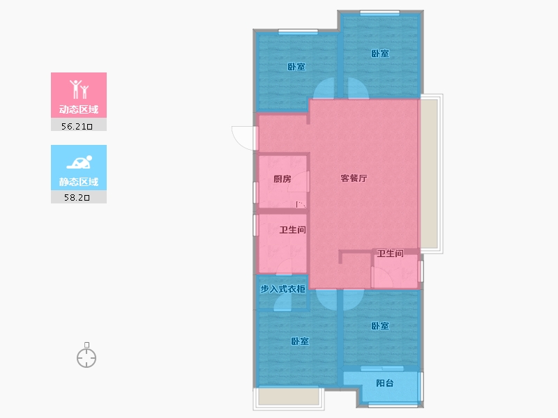 浙江省-舟山市-宝龙天地广场-103.01-户型库-动静分区