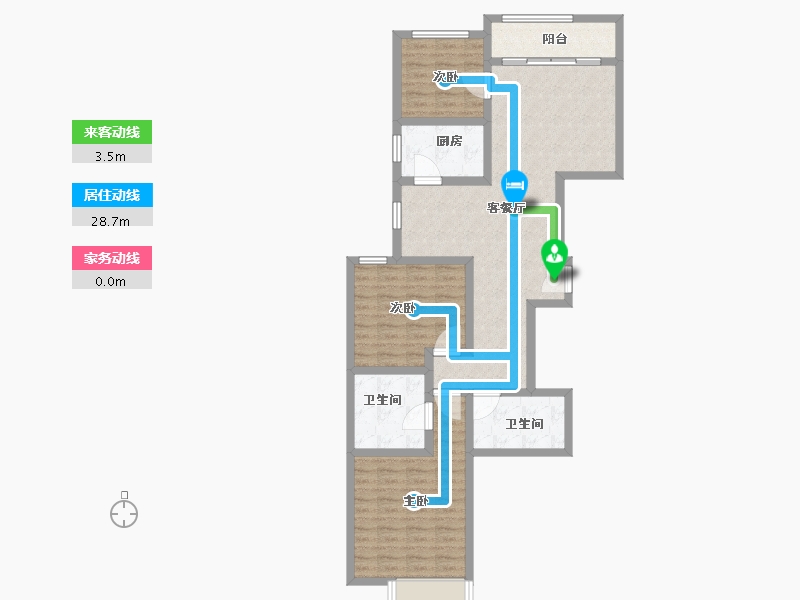 山西省-长治市-和合人家-95.07-户型库-动静线