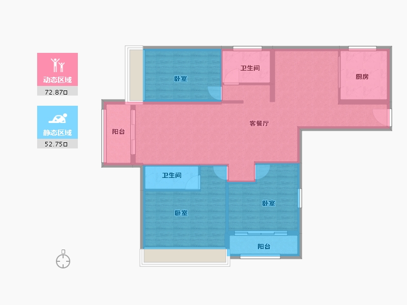 山东省-菏泽市-菏泽文化城-114.00-户型库-动静分区