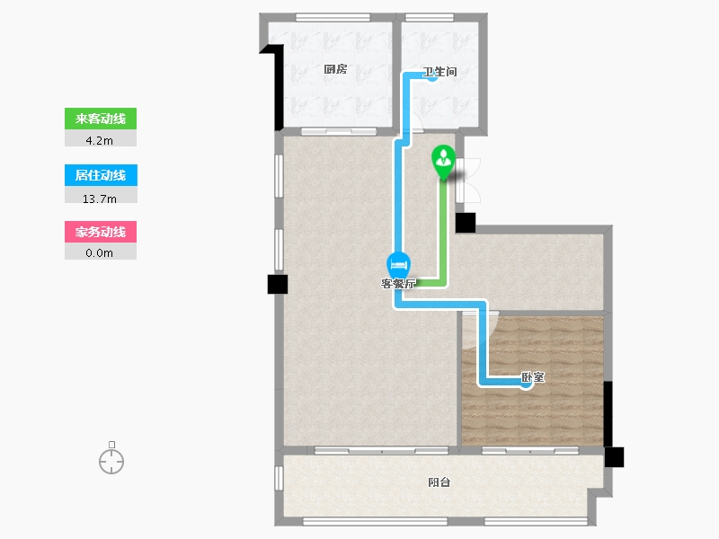 福建省-莆田市-天辉·悦府-110.00-户型库-动静线