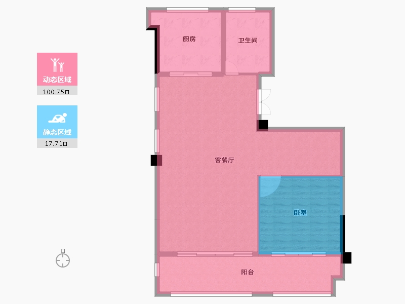 福建省-莆田市-天辉·悦府-110.00-户型库-动静分区