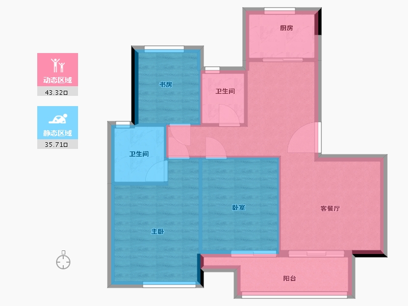 浙江省-湖州市-汎港润合-71.18-户型库-动静分区