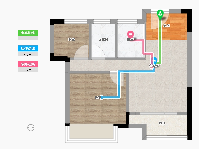 浙江省-嘉兴市-吉翔欣隆府-42.09-户型库-动静线