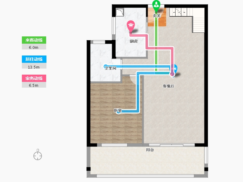 福建省-漳州市-禹洲雍江府-107.08-户型库-动静线