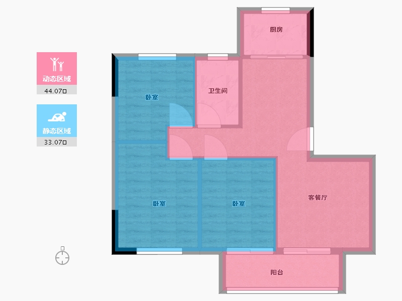 浙江省-湖州市-汎港润合-70.01-户型库-动静分区