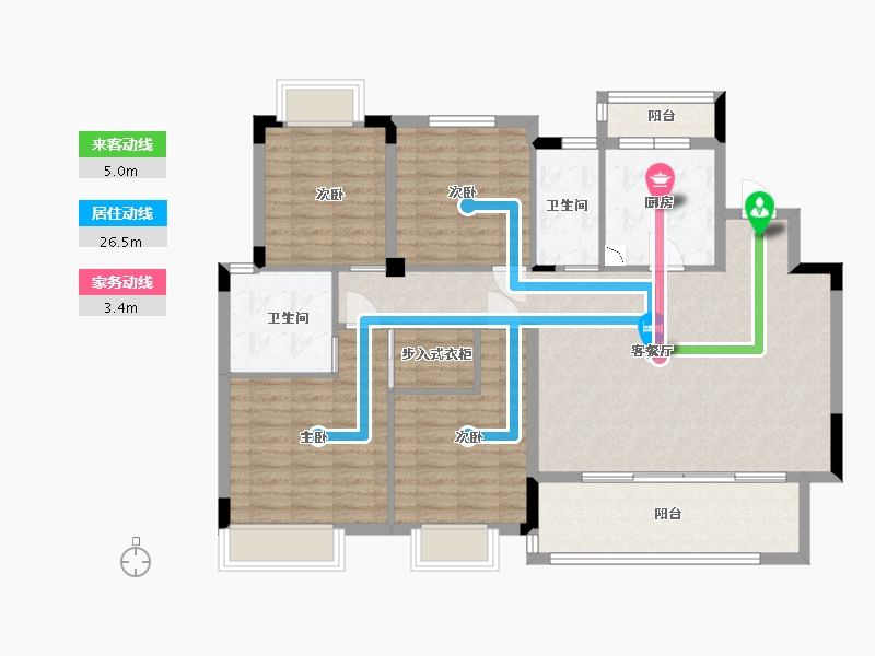 江西省-赣州市-绿地赣州城际空间站-114.40-户型库-动静线