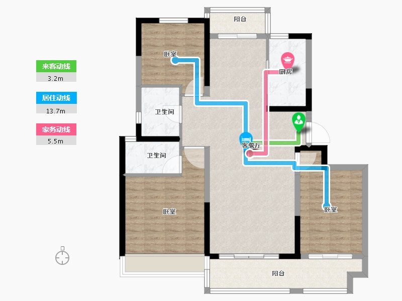 河南省-郑州市-银基国际旅游度假区-101.00-户型库-动静线