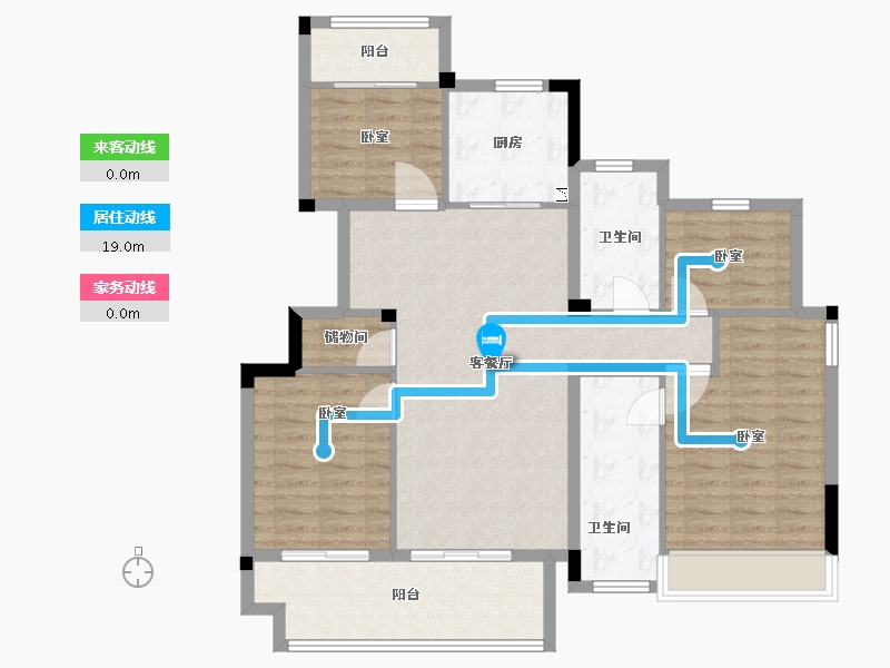 浙江省-舟山市-广宇锦澜府邸-103.01-户型库-动静线