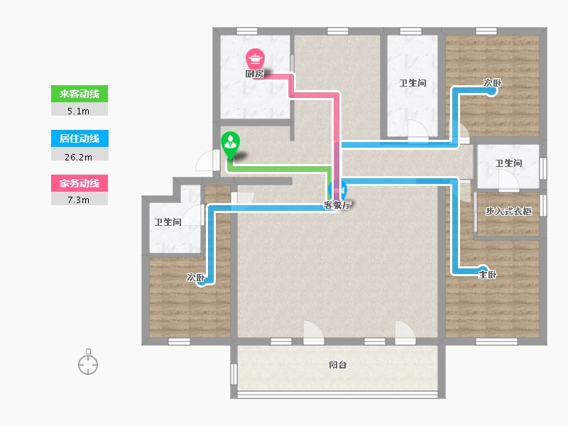 山东省-青岛市-联谊枫林小镇-138.00-户型库-动静线