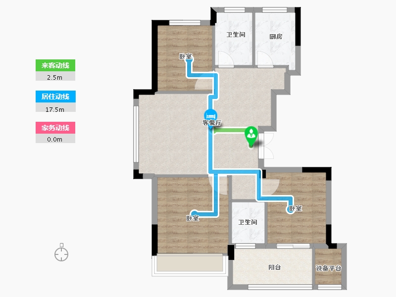 浙江省-衢州市-志城书香院-78.00-户型库-动静线