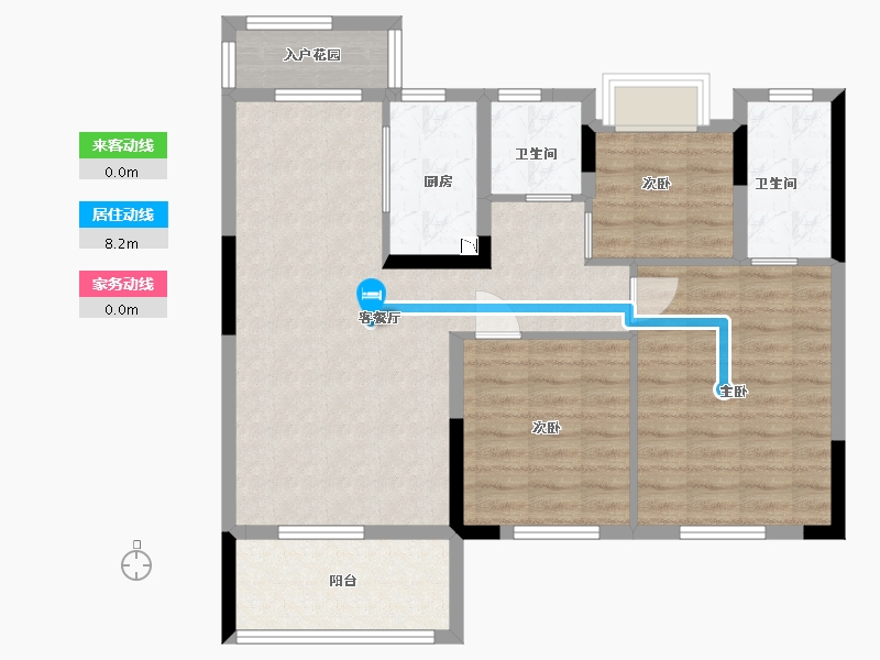 江西省-南昌市-正荣悦澜湾一期-90.00-户型库-动静线