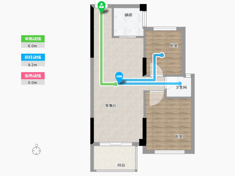 福建省-漳州市-多吉月港官邸-62.00-户型库-动静线