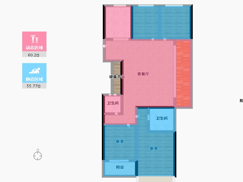 浙江省-温州市-首开中庚香開萬里-104.00-户型库-动静分区