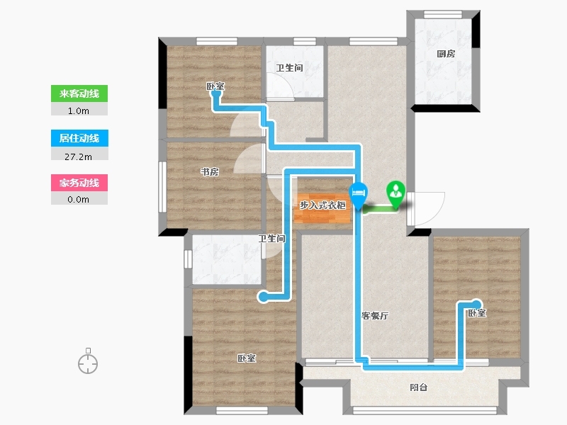 浙江省-湖州市-汎港润合-102.00-户型库-动静线