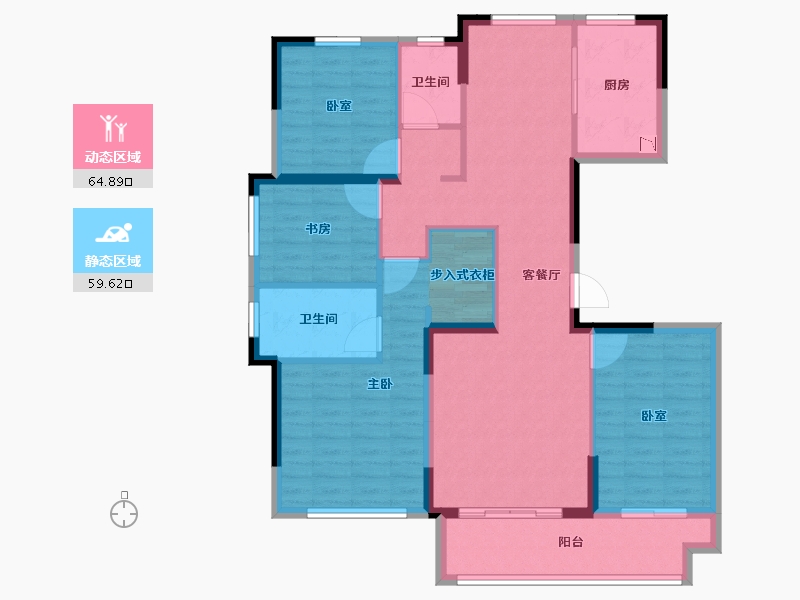 福建省-泉州市-融创晋江印-111.88-户型库-动静分区