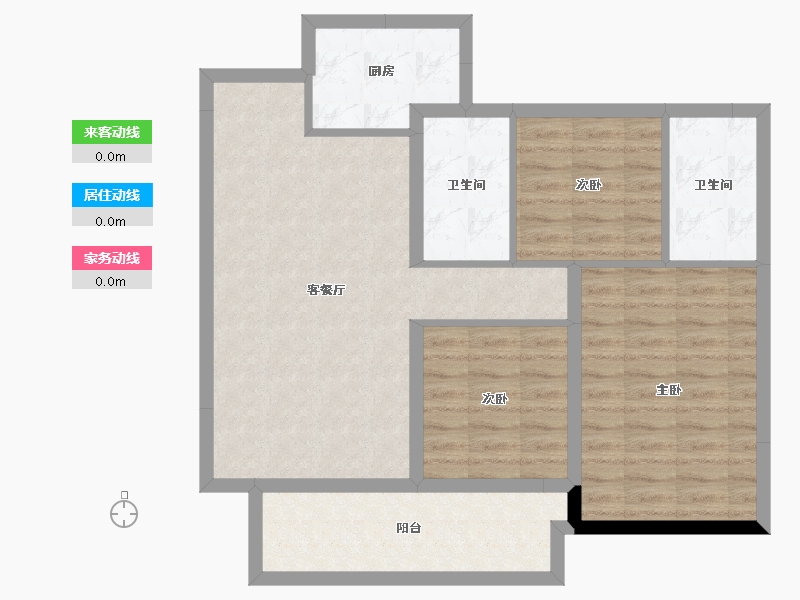 江西省-赣州市-嘉福·新天地-83.99-户型库-动静线