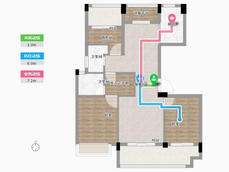 浙江省-舟山市-祥生·南山郡-92.01-户型库-动静线