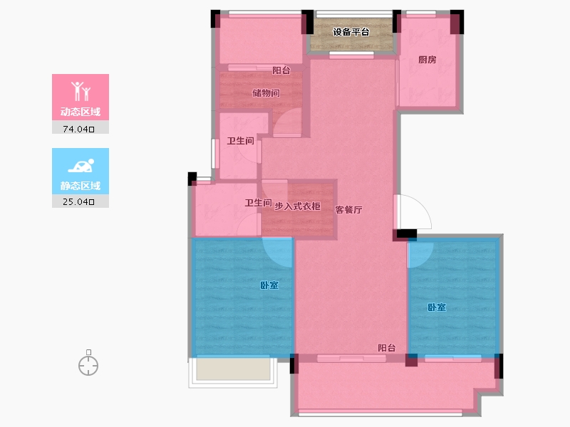 浙江省-舟山市-祥生·南山郡-92.01-户型库-动静分区