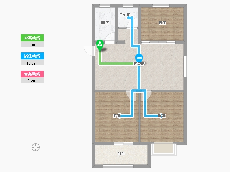 浙江省-嘉兴市-元宝湾二期-77.83-户型库-动静线