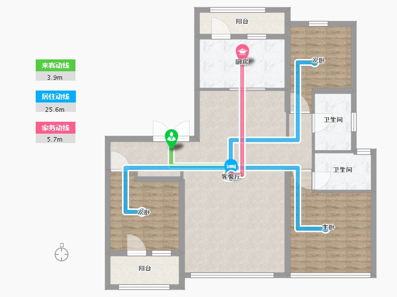 山东省-青岛市-海尔产城创奥园翡翠云城-112.01-户型库-动静线