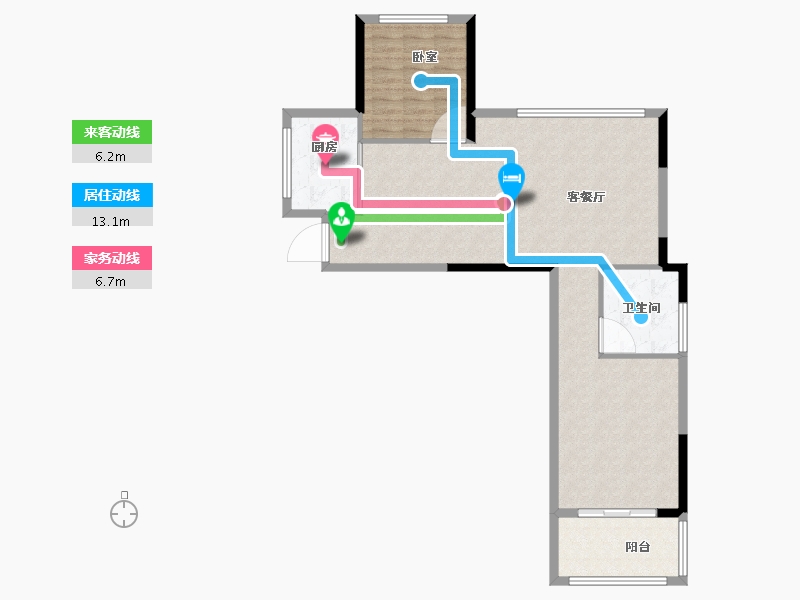 福建省-漳州市-多吉月港官邸-92.00-户型库-动静线