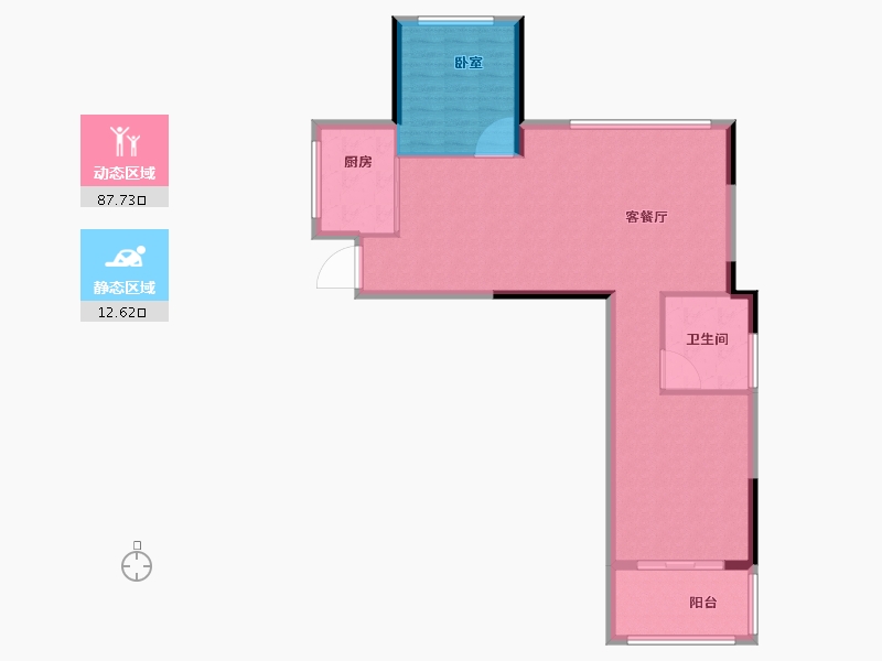 福建省-漳州市-多吉月港官邸-92.00-户型库-动静分区