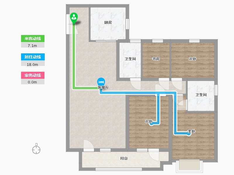 山东省-青岛市-保利源诚领秀海-114.00-户型库-动静线