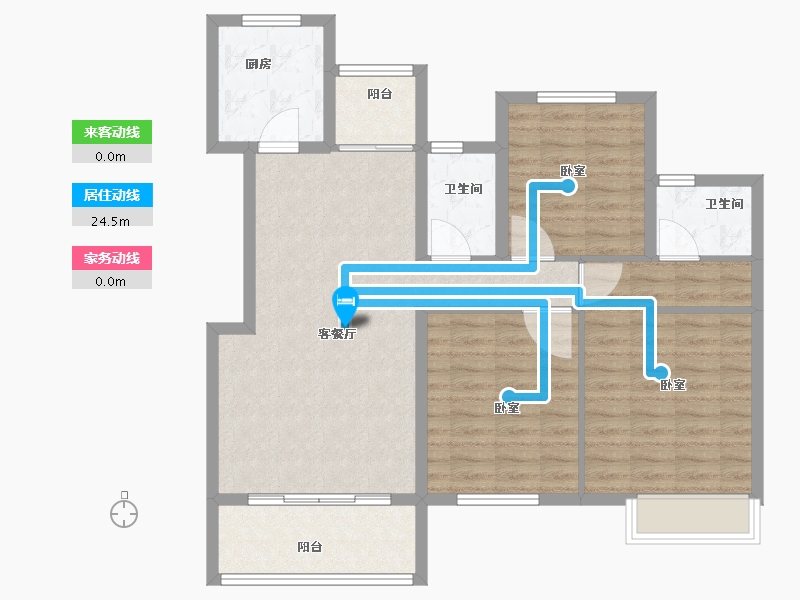 安徽省-芜湖市-信德悦城-92.74-户型库-动静线