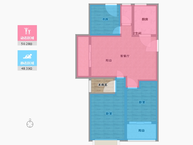 浙江省-温州市-招商德信·博悦湾-92.00-户型库-动静分区