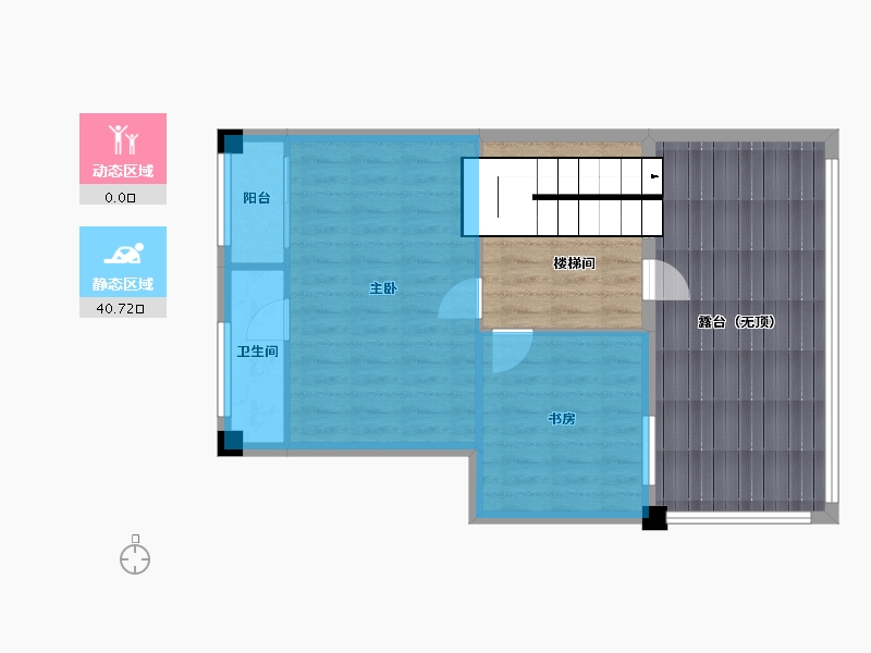 福建省-漳州市-新元御景名墅-70.95-户型库-动静分区