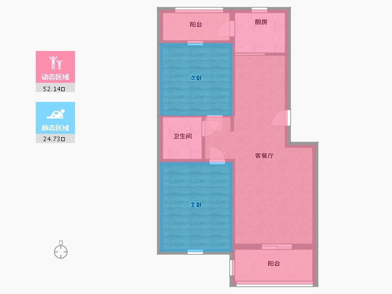 山东省-青岛市-即发金色华山-68.00-户型库-动静分区