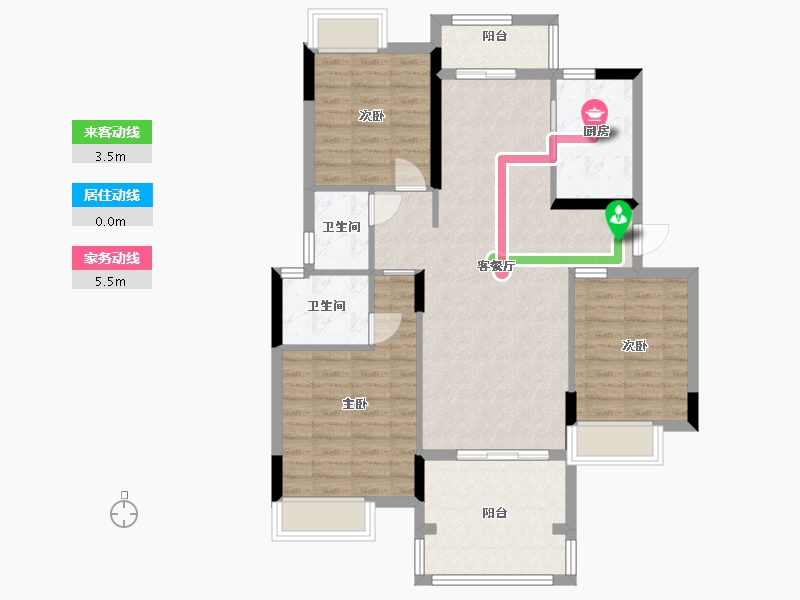 江西省-吉安市-达观洲悦-92.80-户型库-动静线