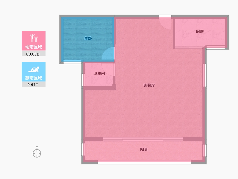 福建省-漳州市-联创文康府-71.99-户型库-动静分区