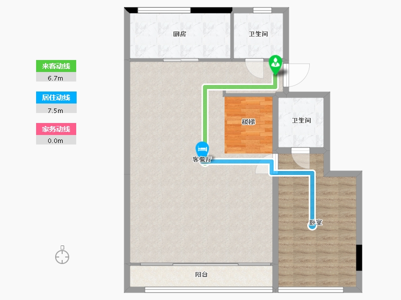 浙江省-湖州市-凤栖雲庐-96.03-户型库-动静线