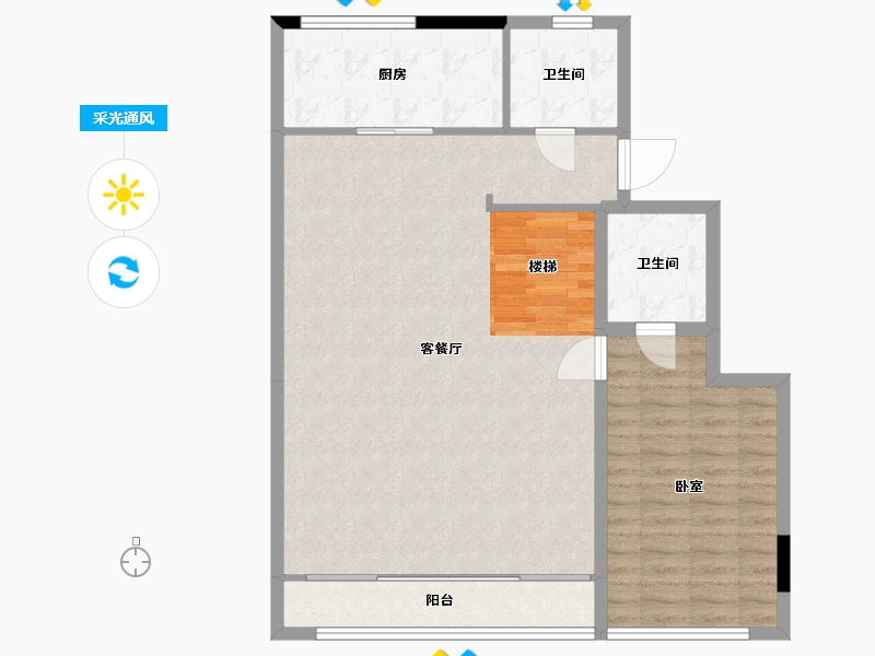 浙江省-湖州市-凤栖雲庐-96.03-户型库-采光通风