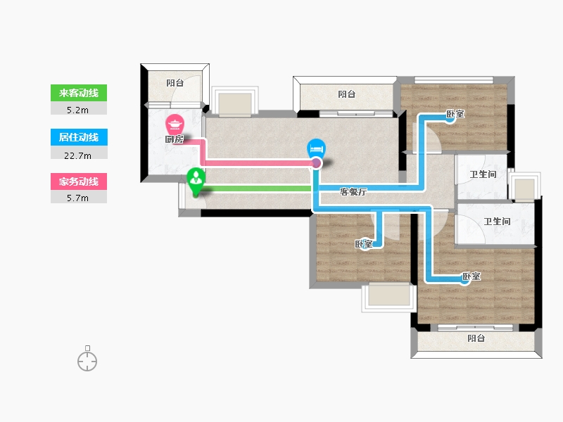 福建省-福州市-中铁城江督府二期江上-79.00-户型库-动静线