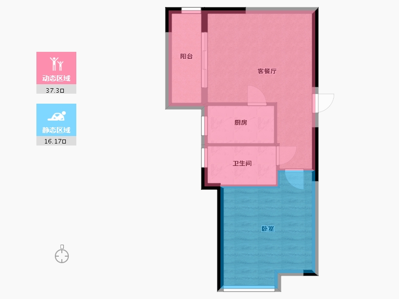 浙江省-湖州市-新黄浦花园名都-48.00-户型库-动静分区